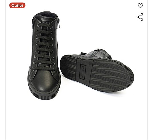 40 Beden siyah Renk Greyder hakiki deri sneaker bot