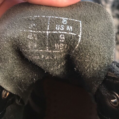 41 Beden Dr. Martens siyah deri bot