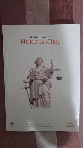 Hukuka giriş kemal gözler 