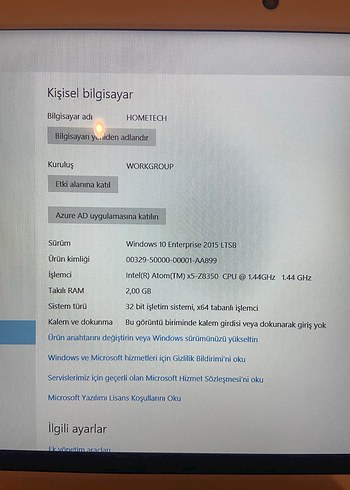 Beden Hometech Alfa100A Beyaz Dizüstü Bilgisayar