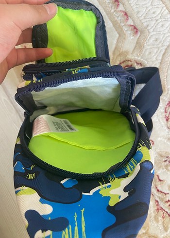 Beden Renkli Kamuflaj Desenli erkek-çocuk-kadın Çapraz Çanta