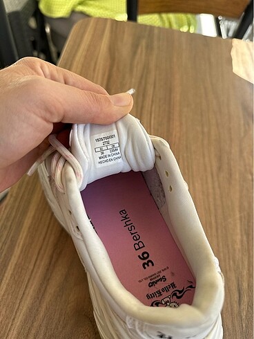 36 Beden Hello kitty kalın taban sneaker