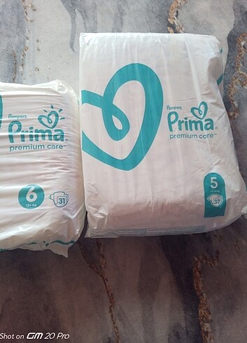 İki paket Prima premium care 5 ve 6