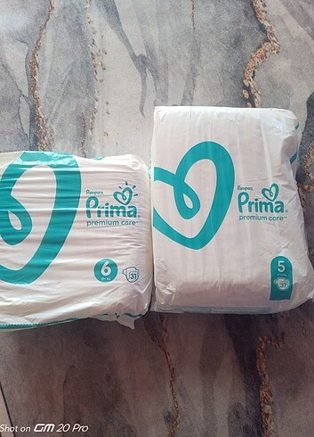 Prima İki paket Prima premium care 5 ve 6