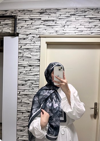 Soft şal lotus siyah