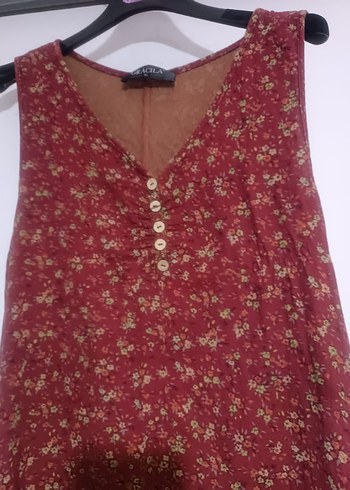 Zara Bordo Çiçekli Uzun Bohem Elbise