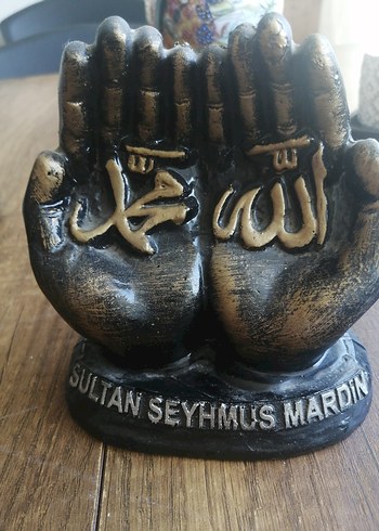 Altın Renkli Sultan Şeyhmus Mardin Figürü
