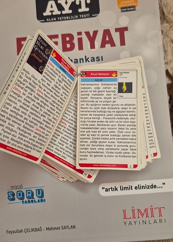 Beden Limit Yayınları AYT Edebiyat Soru Bankası