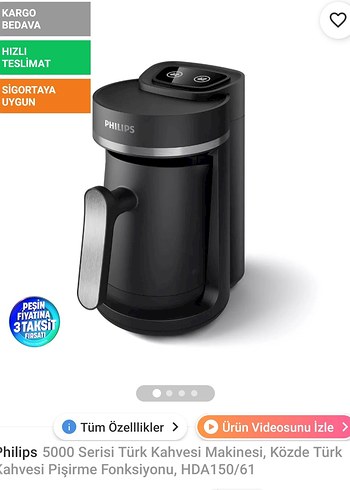 Philips 5000 Serisi Közde Türk Kahvesi Makinesi