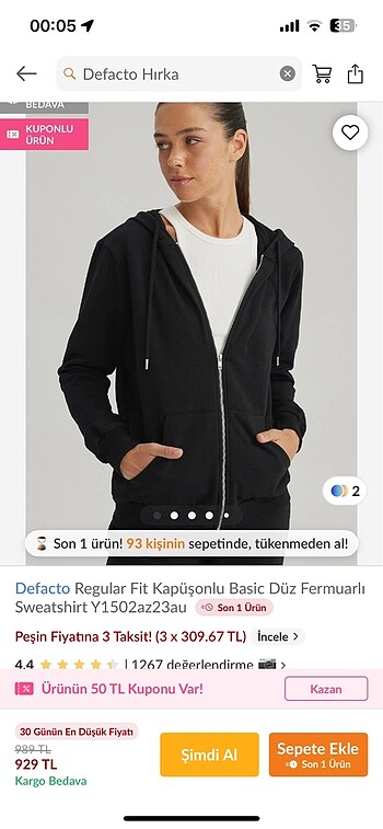 Defacto Defacto hırka