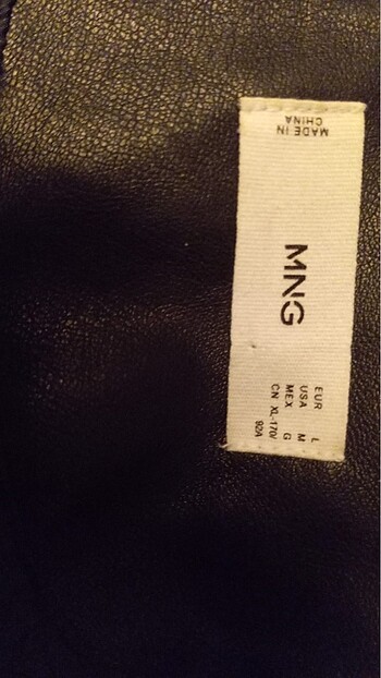 Mango deri ceket - Görsel 8