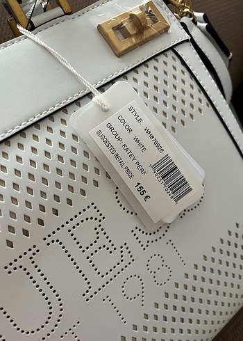 Guess Beyaz deri kadın çanta - Görsel 2