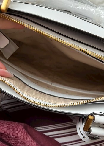 Guess Beyaz deri kadın çanta - Görsel 12