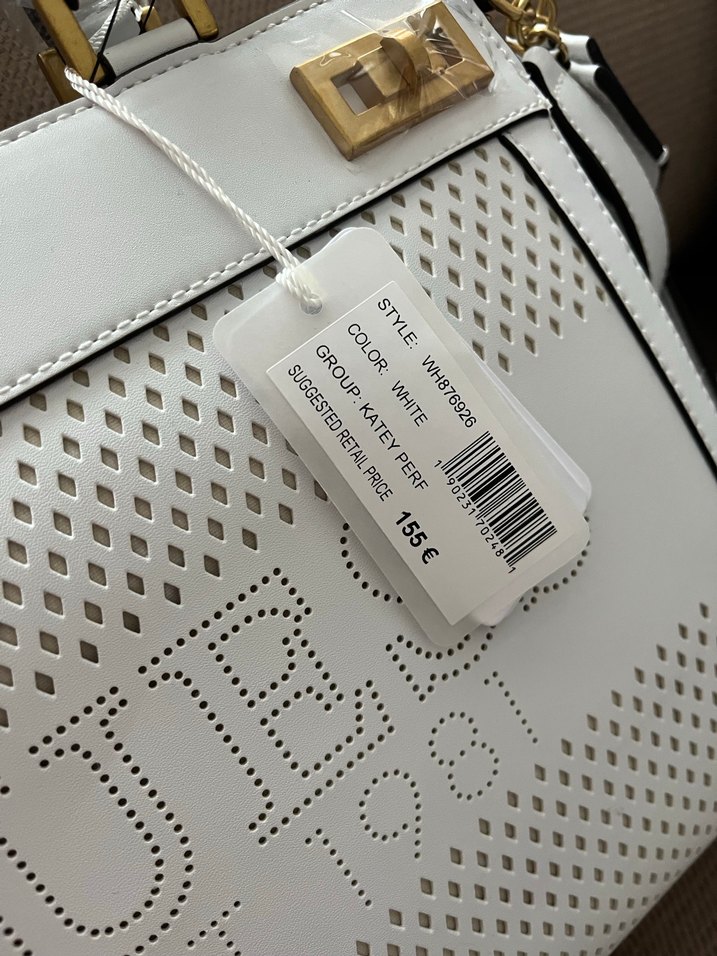 Guess Beyaz deri kadın çanta - Görsel 2