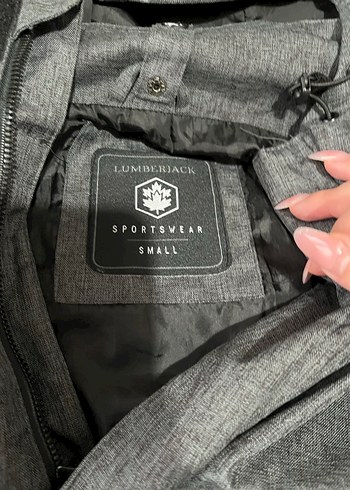 Gri Erkek Fermuarlı Yağmurluk - Görsel 3