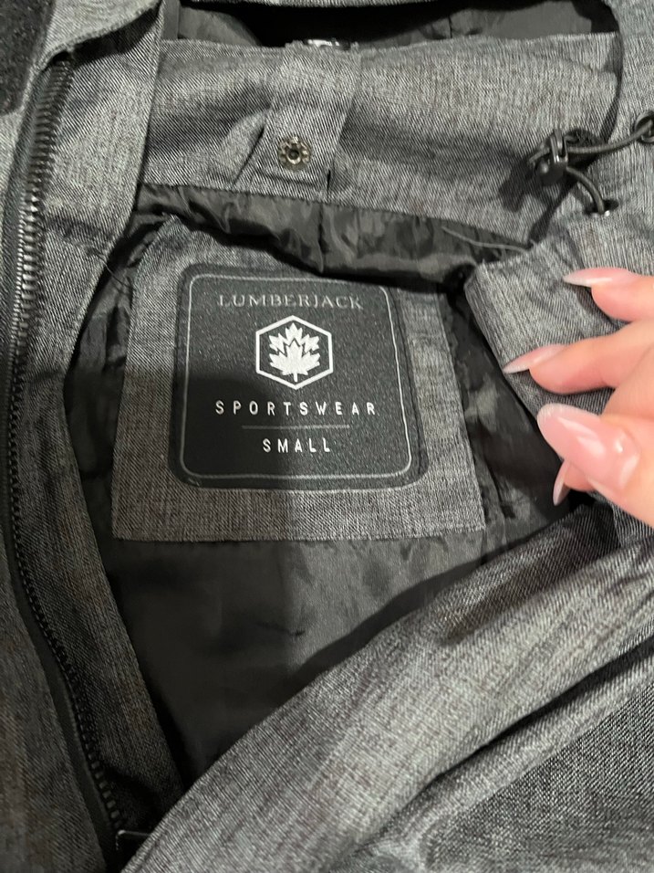 Gri Erkek Fermuarlı Yağmurluk - Görsel 3