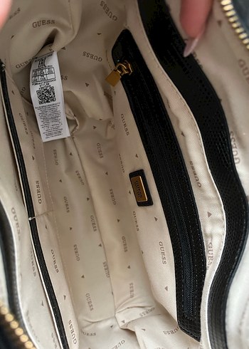 Siyah Deri Guess Kadın Çanta - Görsel 12