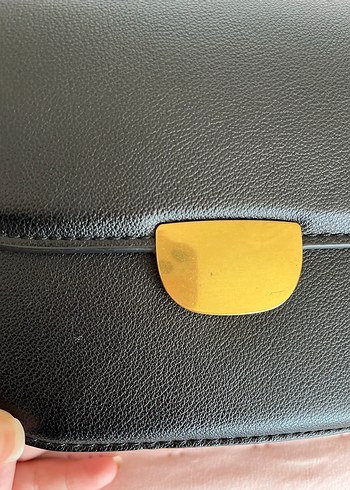 Siyah Deri Kadın Çanta - Görsel 2