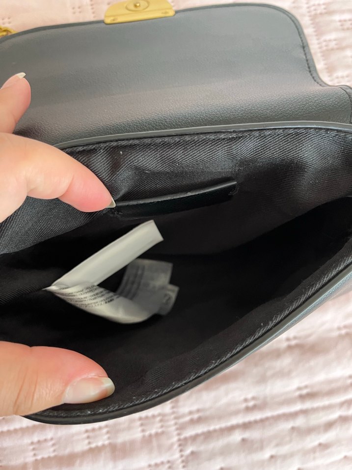 Siyah Deri Kadın Çanta - Görsel 5