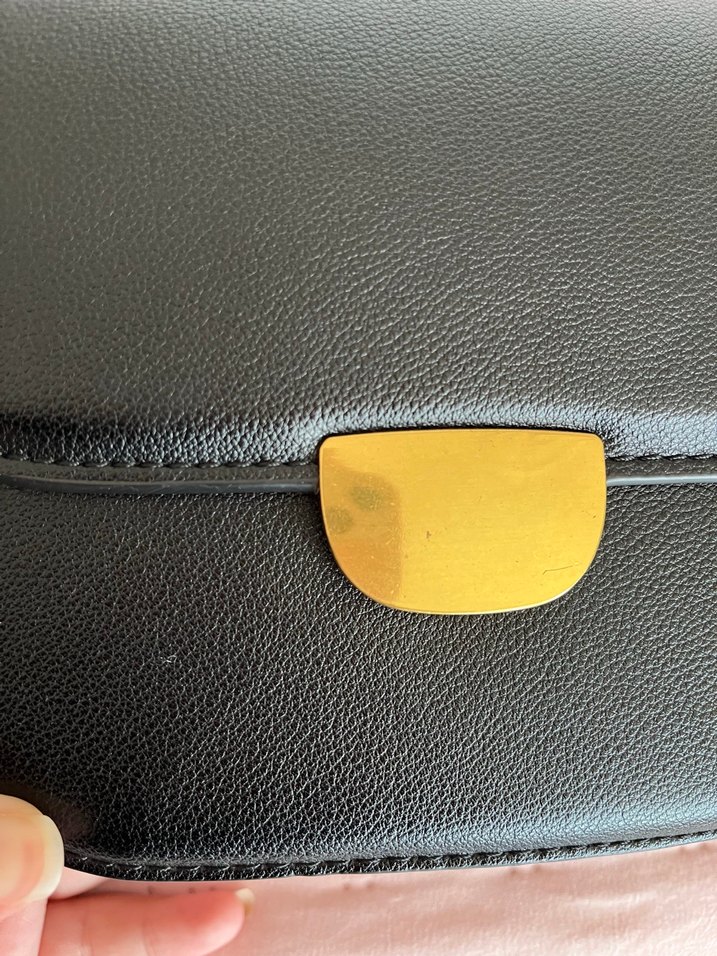 Siyah Deri Kadın Çanta - Görsel 2