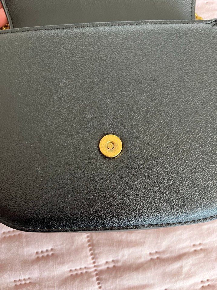 Siyah Deri Kadın Çanta - Görsel 4