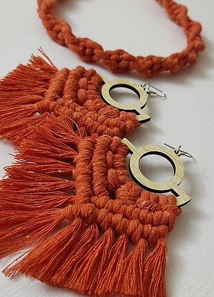 Beden Taç küpe set