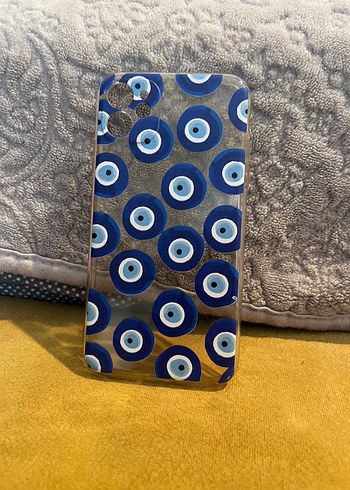 Lacivert Nazar Boncuklu Bohem Telefon Kılıfı İphone 11