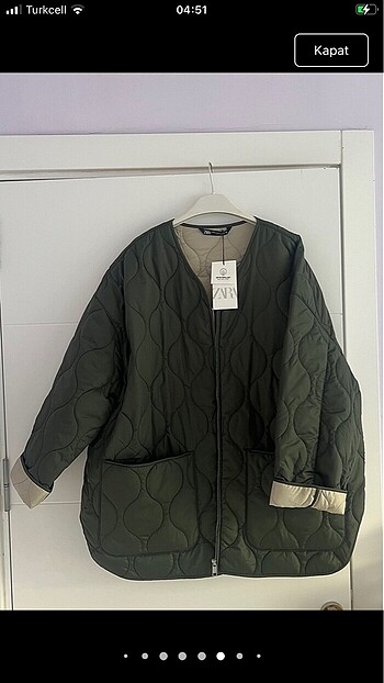 Zara ZARA KAPİTONE MONT CEKET