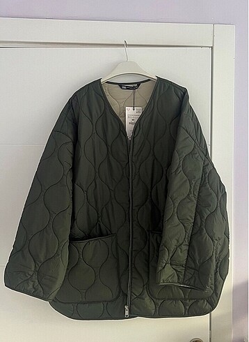 xs Beden ZARA KAPİTONE MONT CEKET