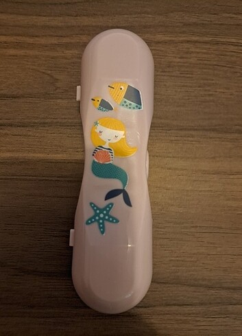 Beden pembe Renk Mycey çatal kaşik taşıma kutusu.
