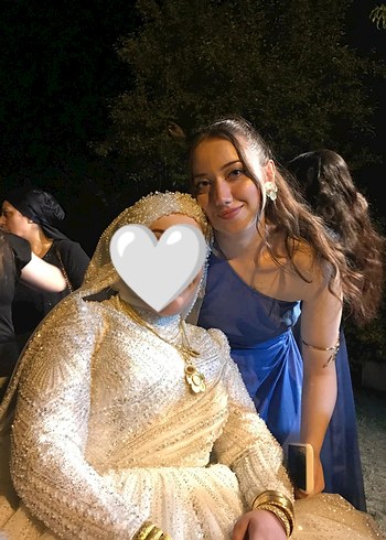 Tek Omuz Drapeli Uzun Kadın Elbise - Görsel 2