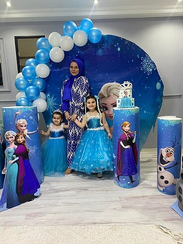 4 Yaş Beden Elsa kostüm
