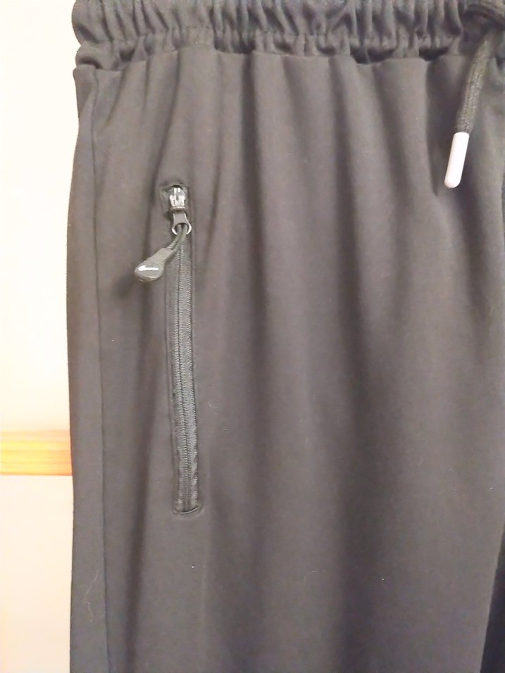 Siyah Elastik Fit Erkek Spor eşofman - Görsel 4