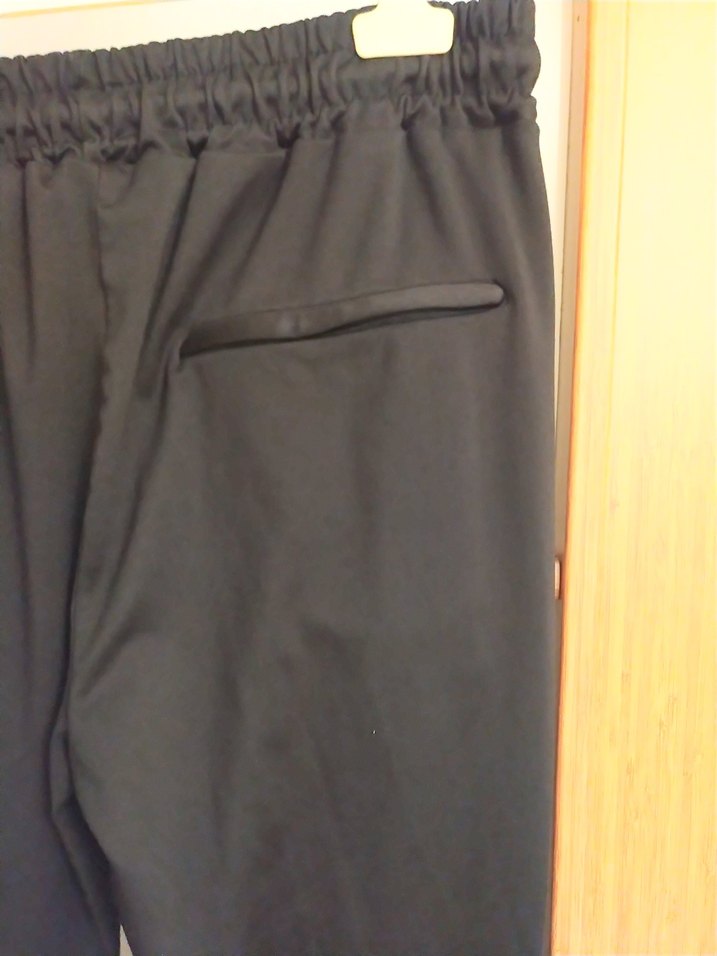 Siyah Elastik Fit Erkek Spor eşofman - Görsel 5