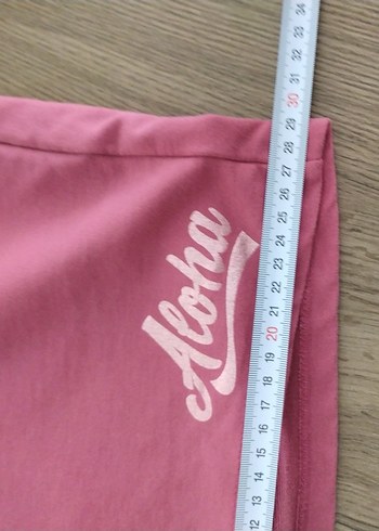 l Beden pembe Renk Pembe Rahat Kesim şort