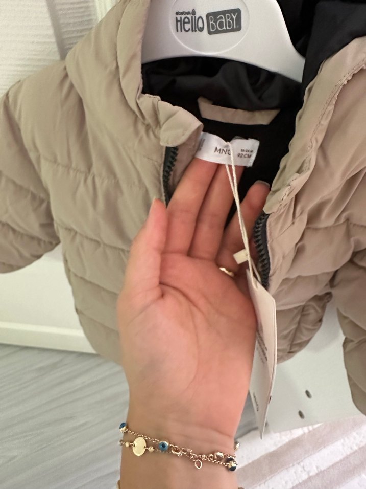 ETİKETİ ÜSTÜNDE MANGO BEBEK MONT - Görsel 2