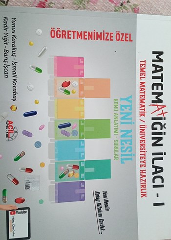 Matematiğin İlacı-1 Yeni Nesil Konu Anlatımı Kitabı