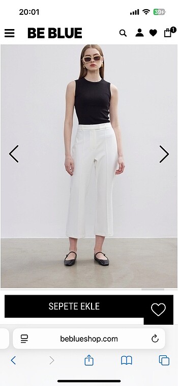 Beblue flare pantolon