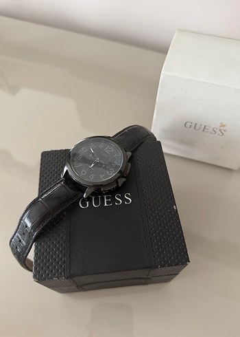 GUESS Siyah Erkek İş Saati