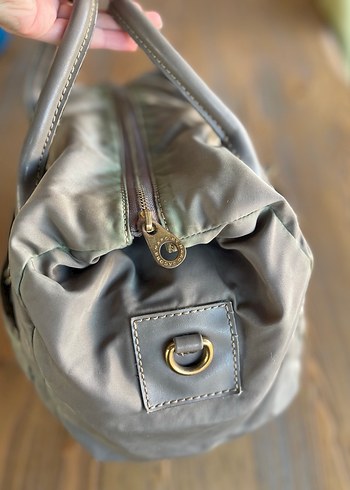 Bej Deri Kadın Omuz Çantası - Görsel 3