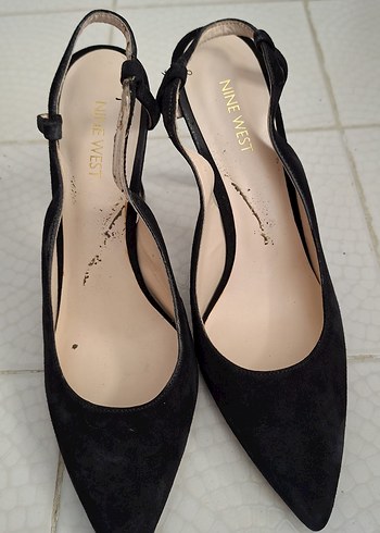 Siyah Tokalı Stiletto Topuklu Kadın Ayakkabı - Görsel 3