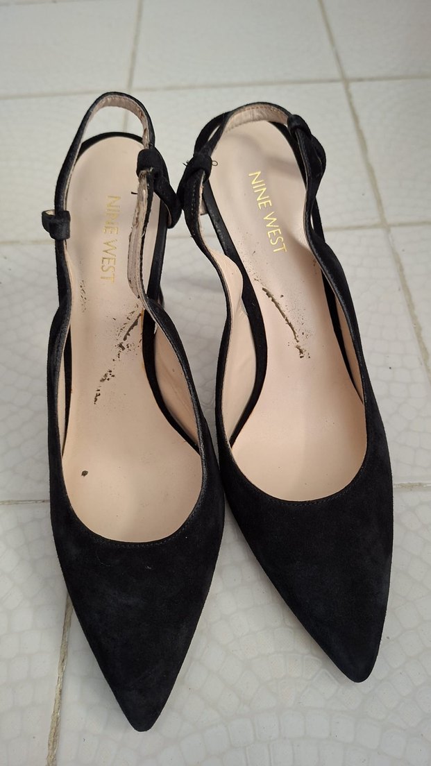 Siyah Tokalı Stiletto Topuklu Kadın Ayakkabı - Görsel 3