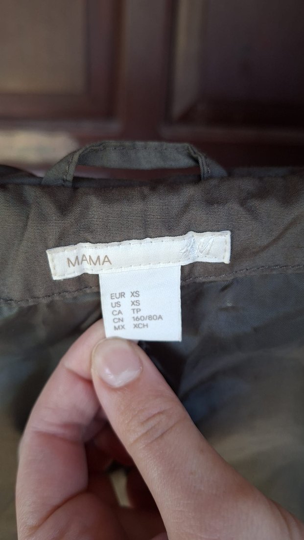 Düğmeli yesil  Midi Kadın Ceket - Görsel 4