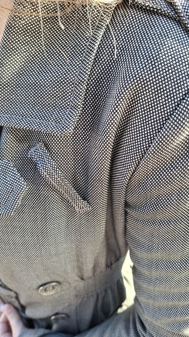 Kadın Gri Midi Trençkot Düğmeli Regular Fit - Görsel 5