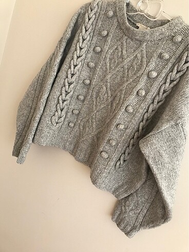l Beden gri Renk H&M kazak