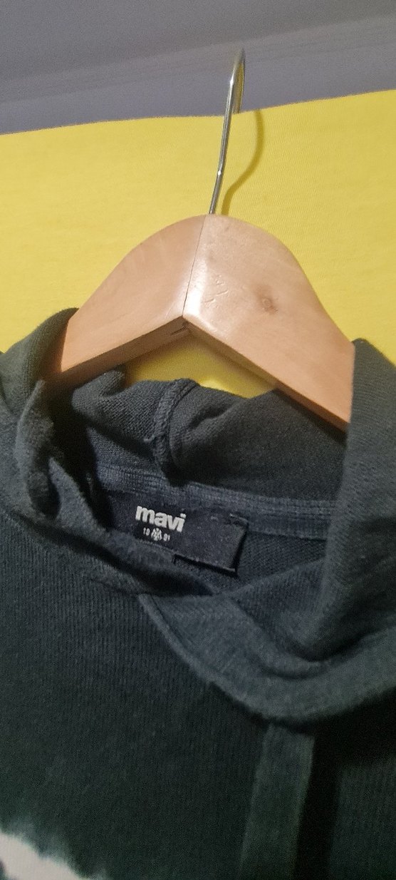 Erkek Siyah Batik Desenli Uzun Kollu Triko Sweatshirt - Görsel 3