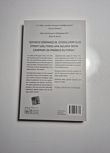 H. G. Wells Görünmez Adam İthaki