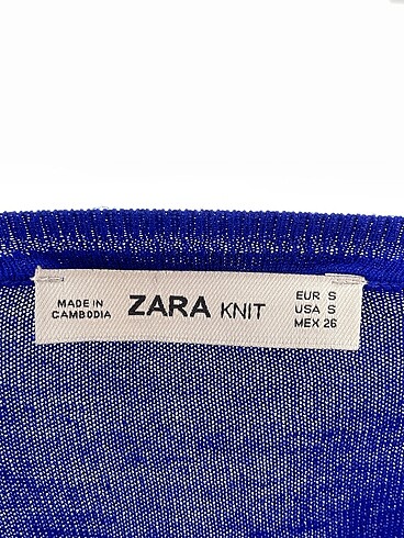 s Beden mavi Renk Zara Kazak / Triko %70 İndirimli.