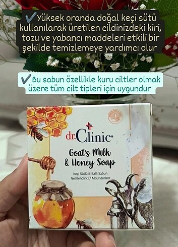 Dr Clinic keçi sütlü sabun 