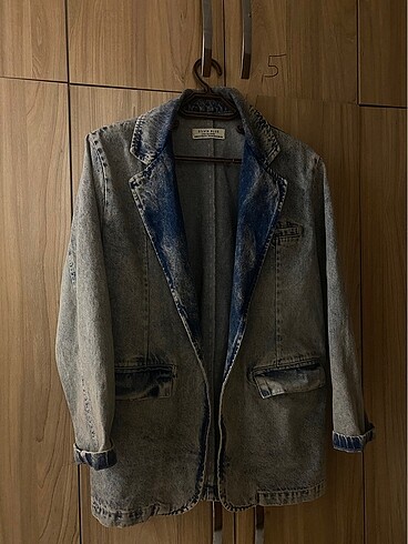36 Beden Dilvin kot blazer ceket